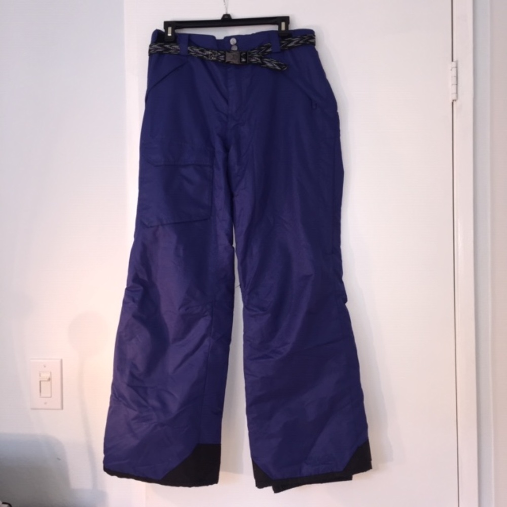 Purple ski pants